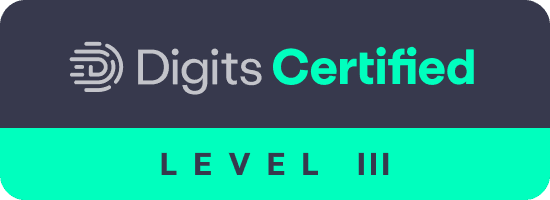 Digits Level III certified bookkeeper badge